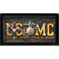 Good Tymes US Marines Logo Wall Clock | 7"x13"