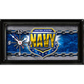 Good Tymes US Navy Chain Wall Clock | 7"x13"