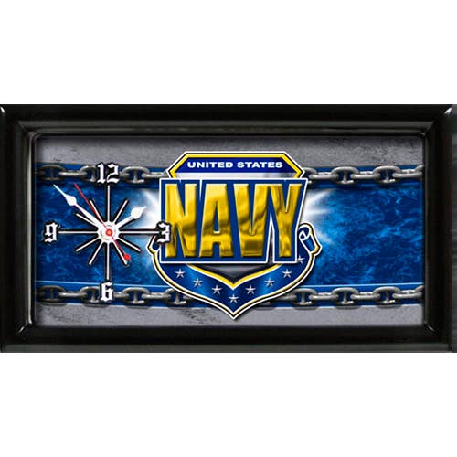 Good Tymes US Navy Chain Wall Clock | 7"x13"