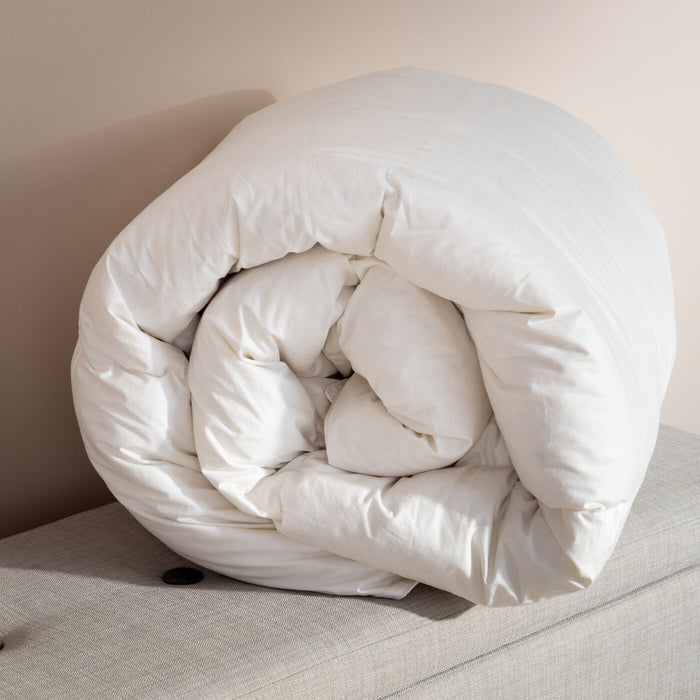 Goose Feather & Down Duvets - feather and down, goose down, bedroom detail | Soak and Sleep