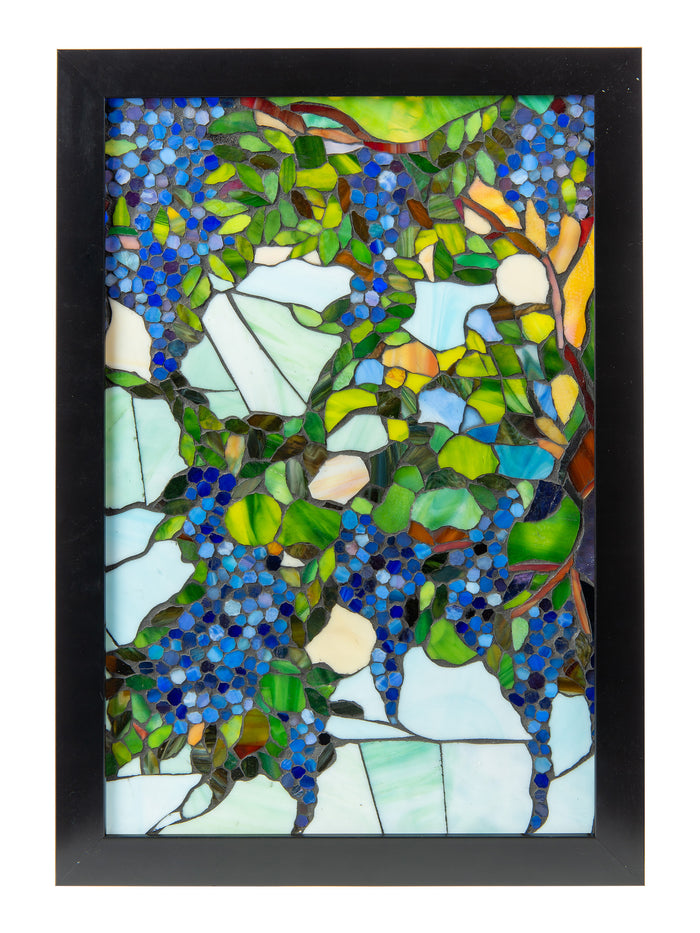 Grapevine Mosaic Art Glass Wall Art / Suncatchers