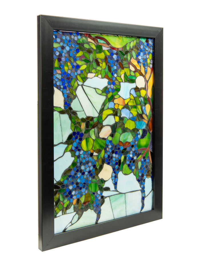 Grapevine Mosaic Art Glass Wall Art / Suncatchers