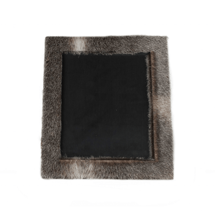 Gray  Cowhide Picture Frame | 8.5"x11" (2 Colors Available)