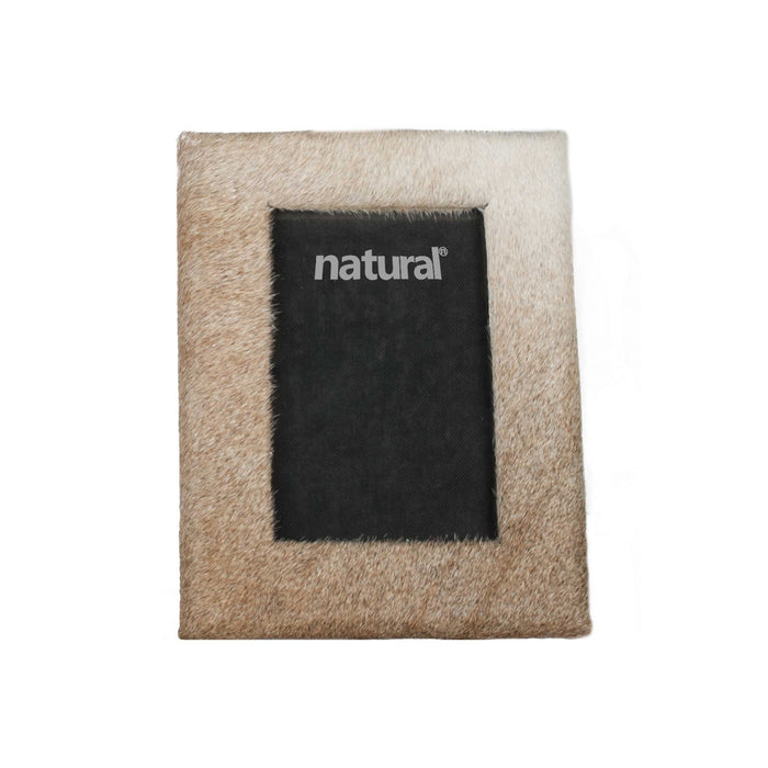 Gray  Cowhide Picture Frame | 8.5"x11" (2 Colors Available)