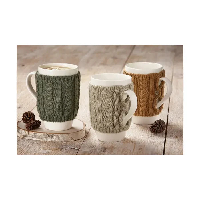 Green Warm Wishes Sweater Mug