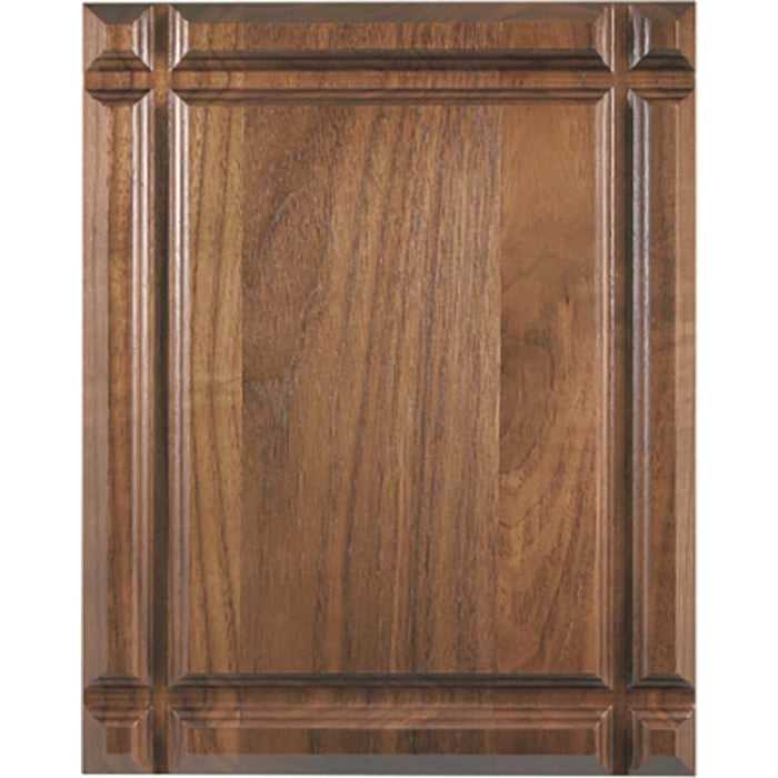 7" x 9" Grooved Face Genuine Walnut Plaque