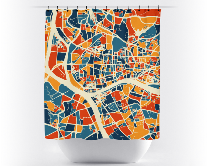 Guangzhou Map Shower Curtain - china Shower Curtain - Chroma Series