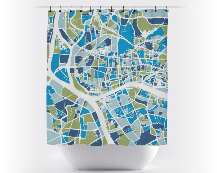 Guangzhou Map Shower Curtain - china Shower Curtain - Chroma Series