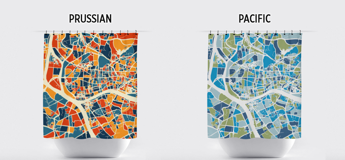 Guangzhou Map Shower Curtain - china Shower Curtain - Chroma Series
