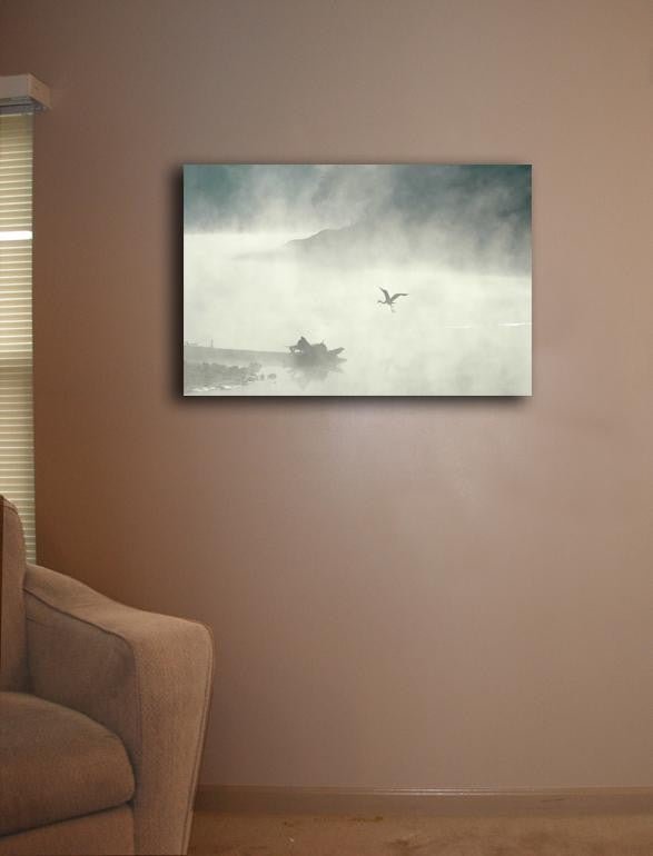 Guernsey Mist II Canvas Installed