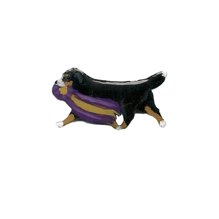 Hand-Painted Bernese Mountain Dog Pin