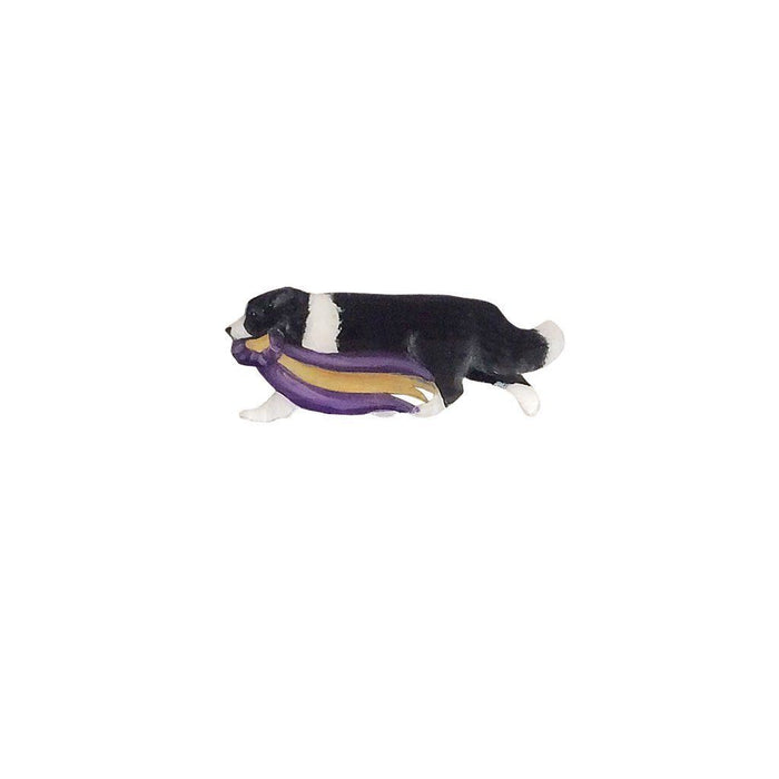 Hand-Painted Border Collie Pin