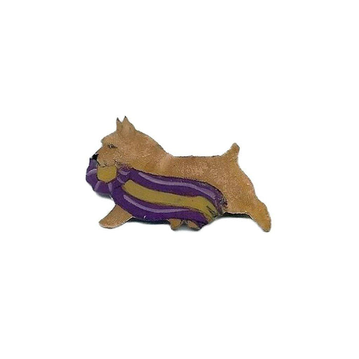 Hand-Painted Norwich Terrier Pin