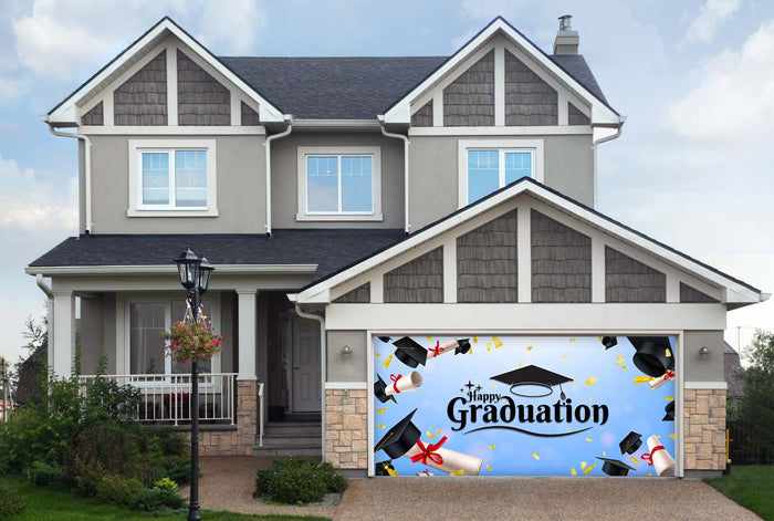 Happy Graduation Garage Door Cover Banner Backdrop (2)