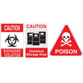 Hazard Signs Wall Decals Printed | Wallhogs