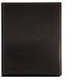 5" x 7" High Gloss Solid Black Finish Plaque