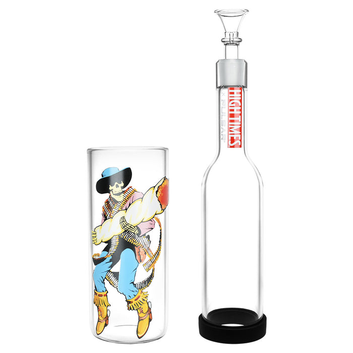 High Times® x Pulsar Cowboy Boots 11.5" Gravity Bong