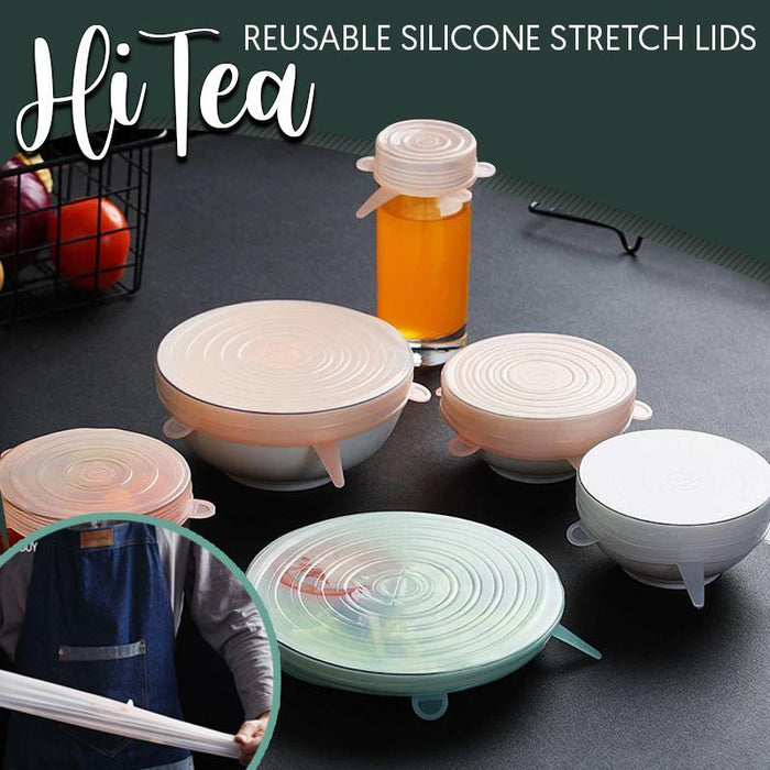 HiTea Reusable Silicone Stretch Lids
