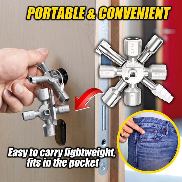 HMEB 10-in-1 Multifunction Cross Switch Key Wrench