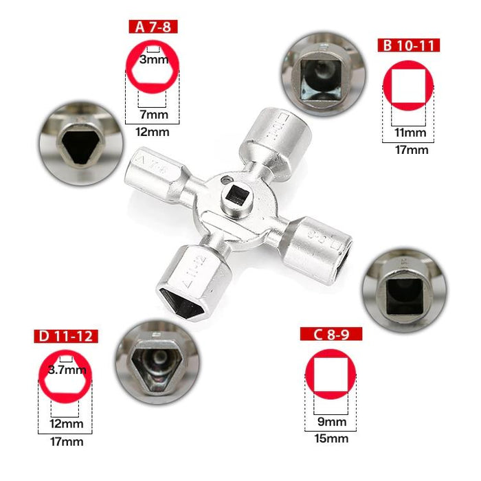 HMEB 10-in-1 Multifunction Cross Switch Key Wrench