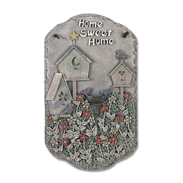 Home Sweet Home Birdbaths Resin Wall Decor | 13"x8"