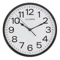 Hometime 10" Black Wall Clock