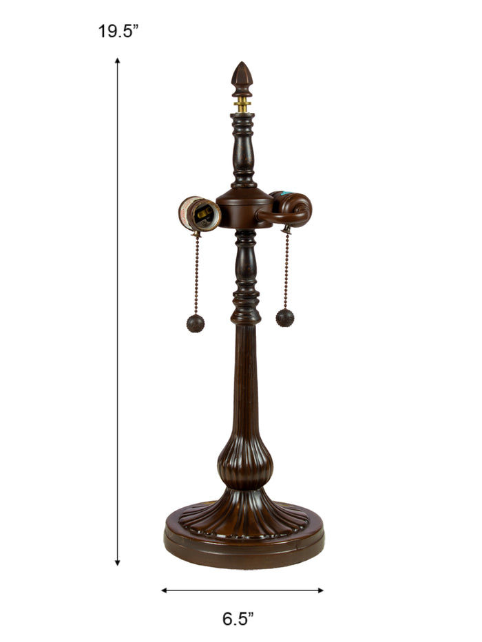 Honor 20" Tall Antique Bronze Finish Metal Base