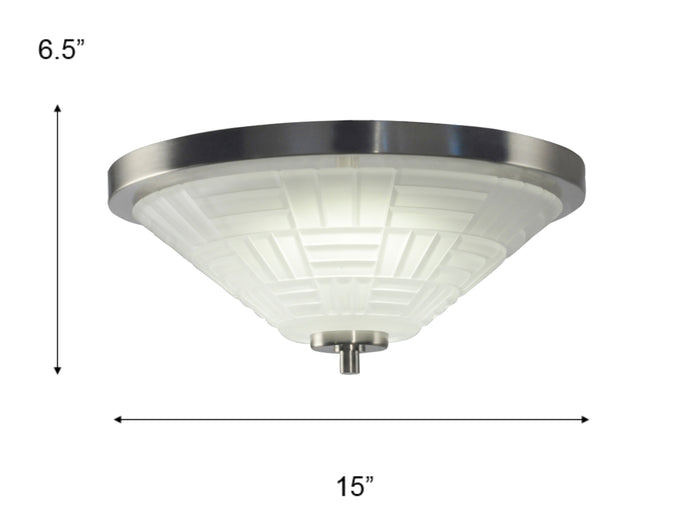 Houston Crystal Flush Mount