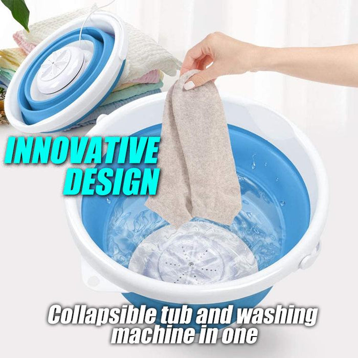 HQNetz Portable Mini Tub Washing Machine