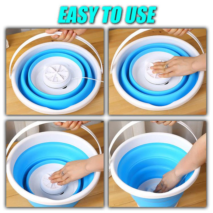 HQNetz Portable Mini Tub Washing Machine