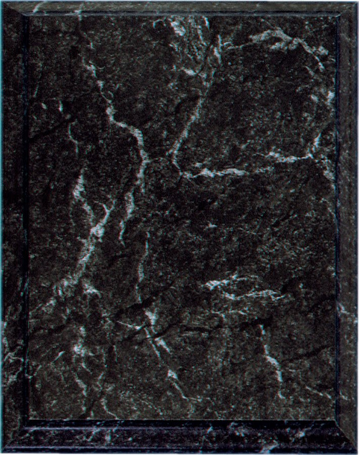 5" x 7" Improved Black Marble Finish Plaque