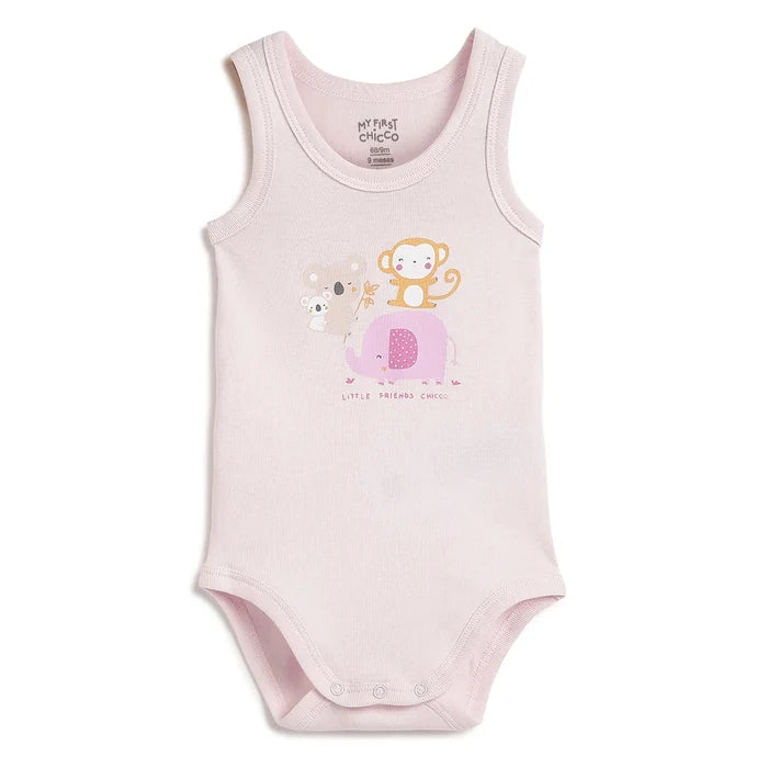Infants Pack Of 4 Printed Cotton Bodysuits