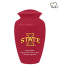 Iowa State University Cyclones College Cremation Urn - Red - ExquisiteUrns