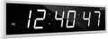 Ivation Large Digital LED Wall Clock | 8"x24" (3 Colors Available)