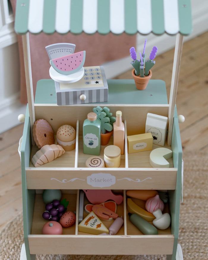 Jabadabado - Wooden Market Stand - Mabel & Fox