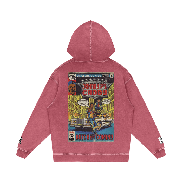 Johnny P's Caddy - Snow Washed Loose Cotton Hoodie