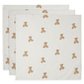 Jollein - Muslin Cloth - 70 x 70cm - Teddy Bear (3 Pack) - Mabel & Fox