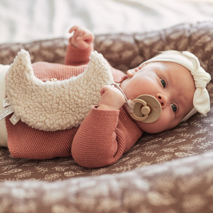 Jollein - Pacifier Cloth Moon - Nougat - Mabel & Fox