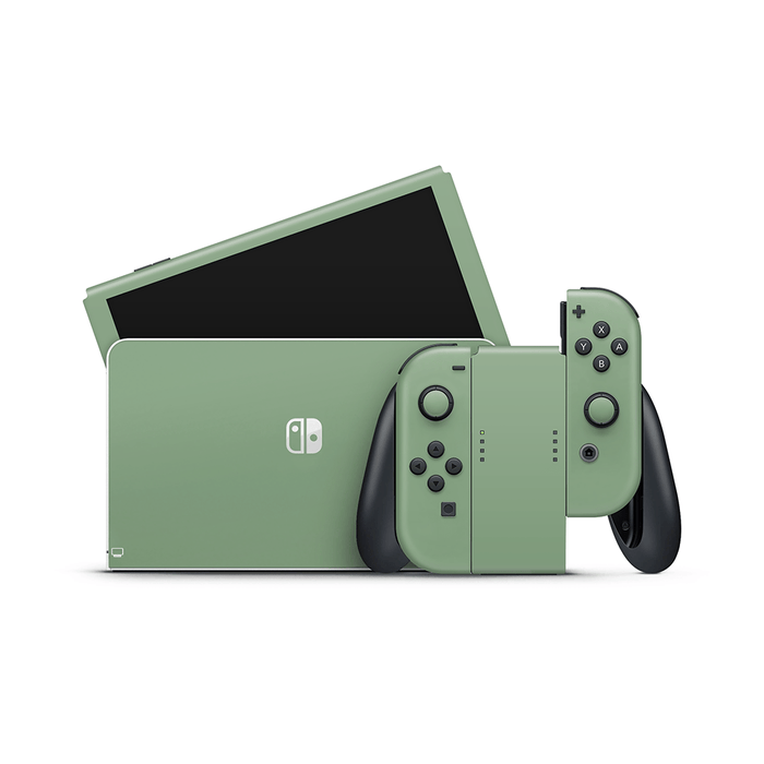 Juniper Green Nintendo Switch OLED Decal Skin