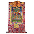 Kalacakravajra Thangka - Tibetan thangka painting, detailed view