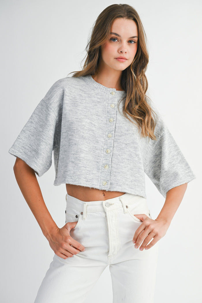 Knit Cardigan Top