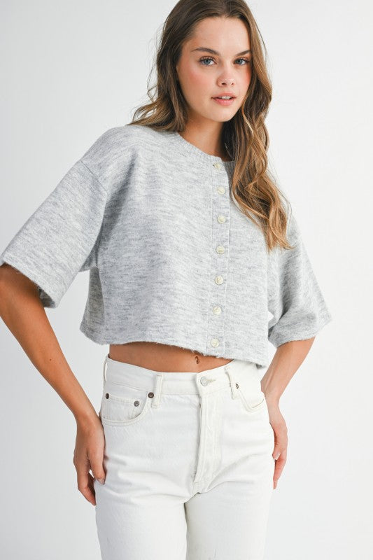 Knit Cardigan Top