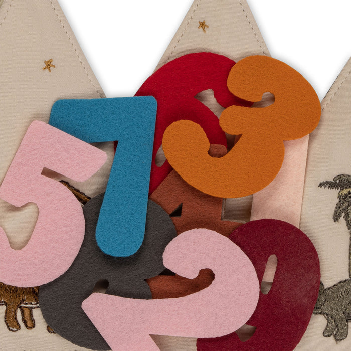 Konges Slojd - Birthday Crown - Dinosaur - Mabel & Fox