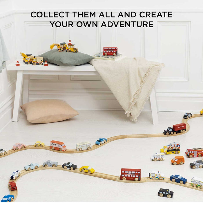 Le Toy Van Wooden American Cars (7pcs)