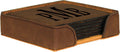 Leatherette 6 Coaster Set - CST19