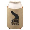 3.75" Light Brown Leatherette Beverage Holder