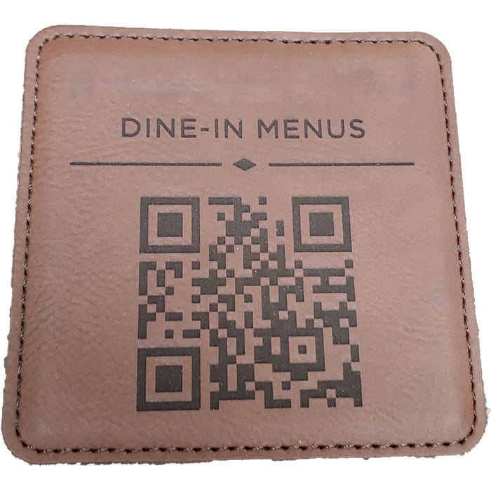 Leatherette Coaster - QR03