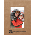 4" x 6" Light Brown Leatherette Photo Frame