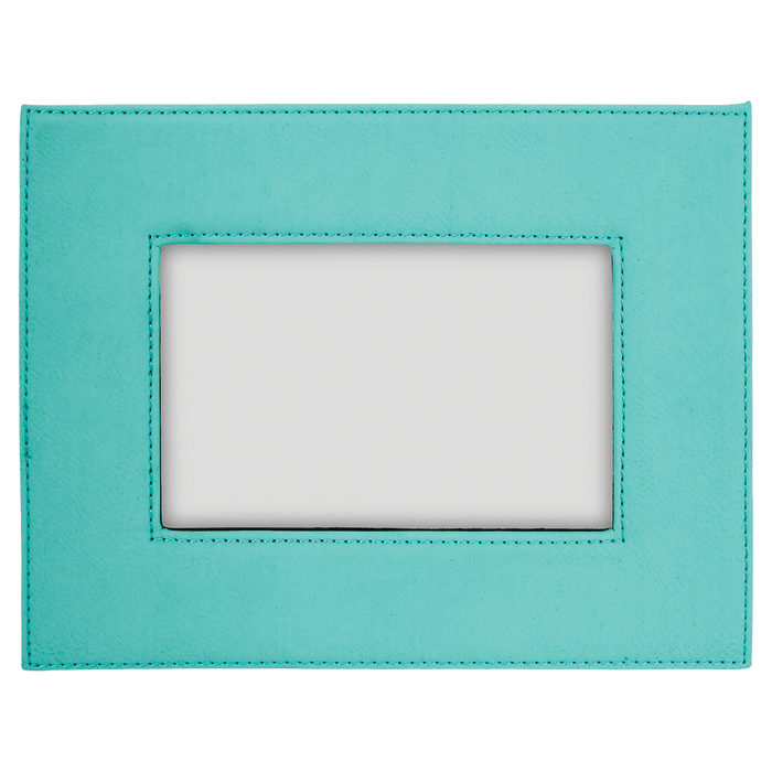 4" x 6" Teal Leatherette Photo Frame