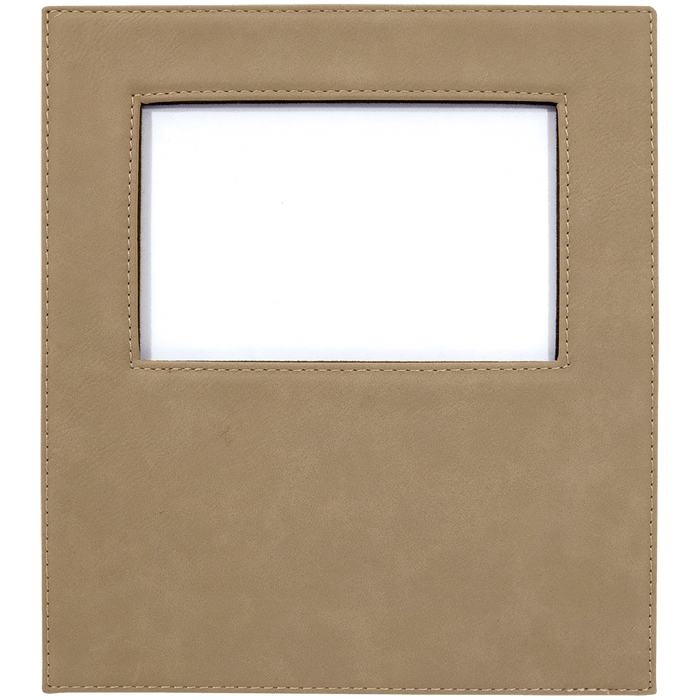 Leatherette Photo Frame w/Eng Area - FRM05
